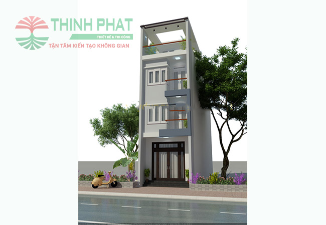 Thiết kế nhà phố 3 tầng 