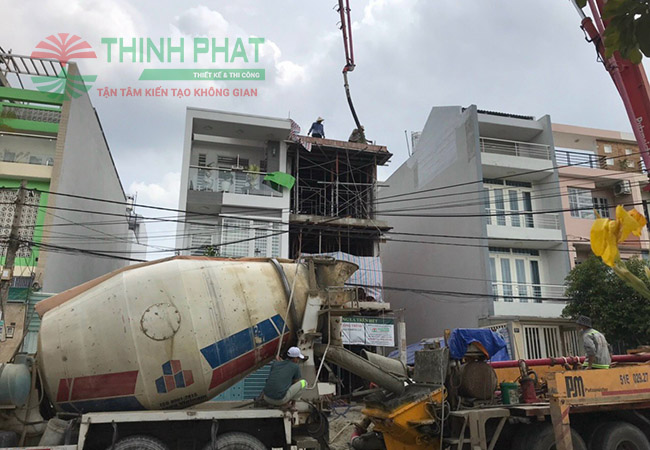 Công trình xây nhà phần thô quận 8 – Chú Chính 