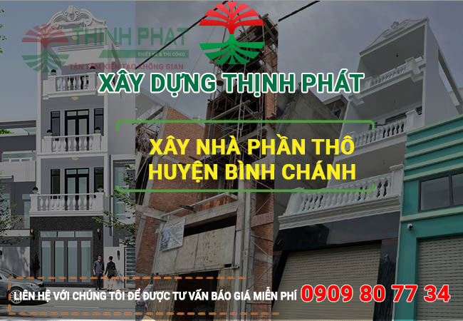 Xây nhà phần thô huyện Bình Chánh 