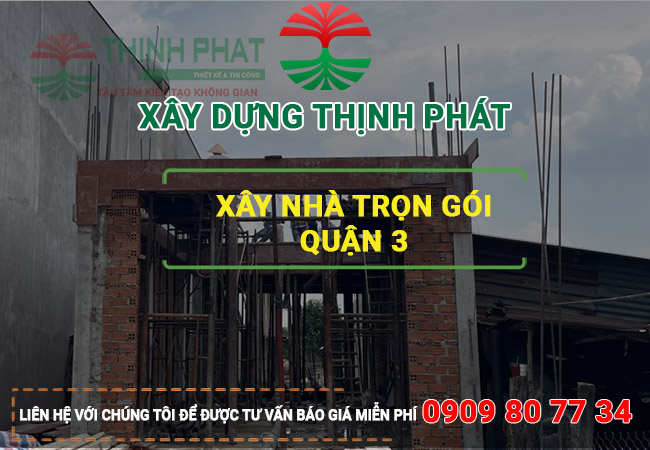 Xây nhà trọn gói quận 3 