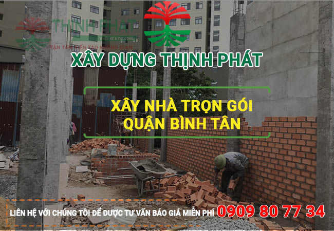 Xây nhà trọn gói quận Bình Tân 